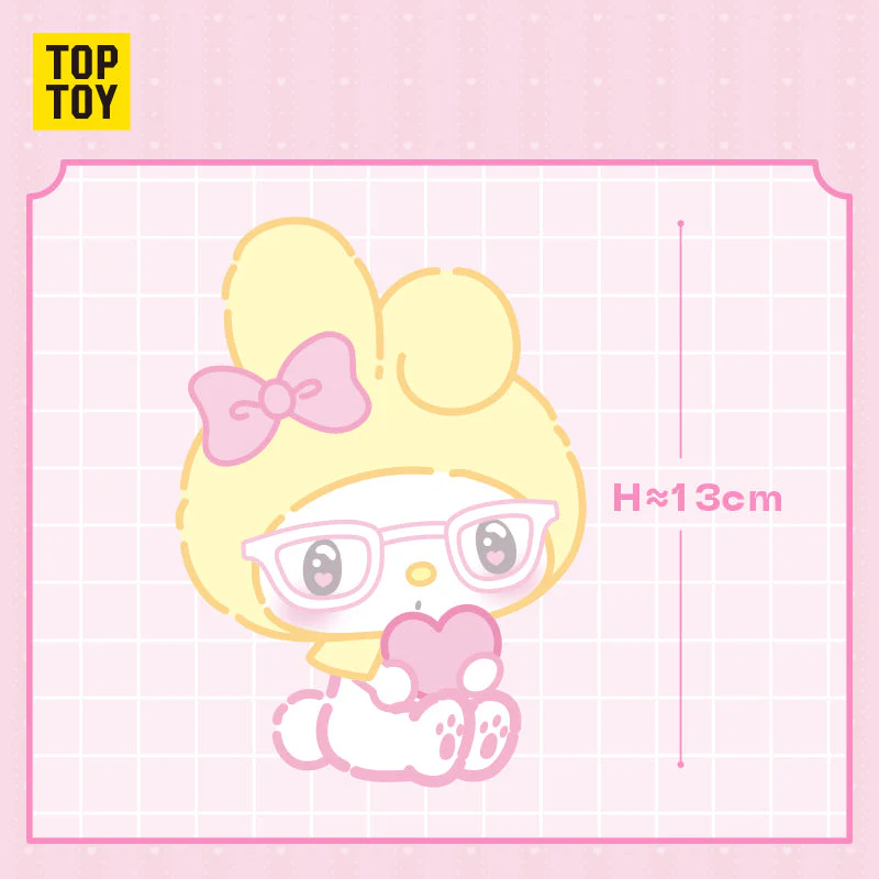 TOP TOY My Melody 50th Anniversary Milk Candy Series Plush Keychains Gift Blind Box - Image 11