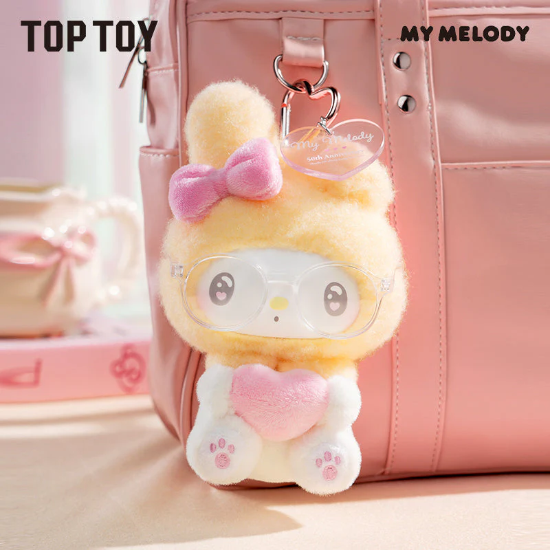 TOP TOY My Melody 50th Anniversary Milk Candy Series Plush Keychains Gift Blind Box - Image 3