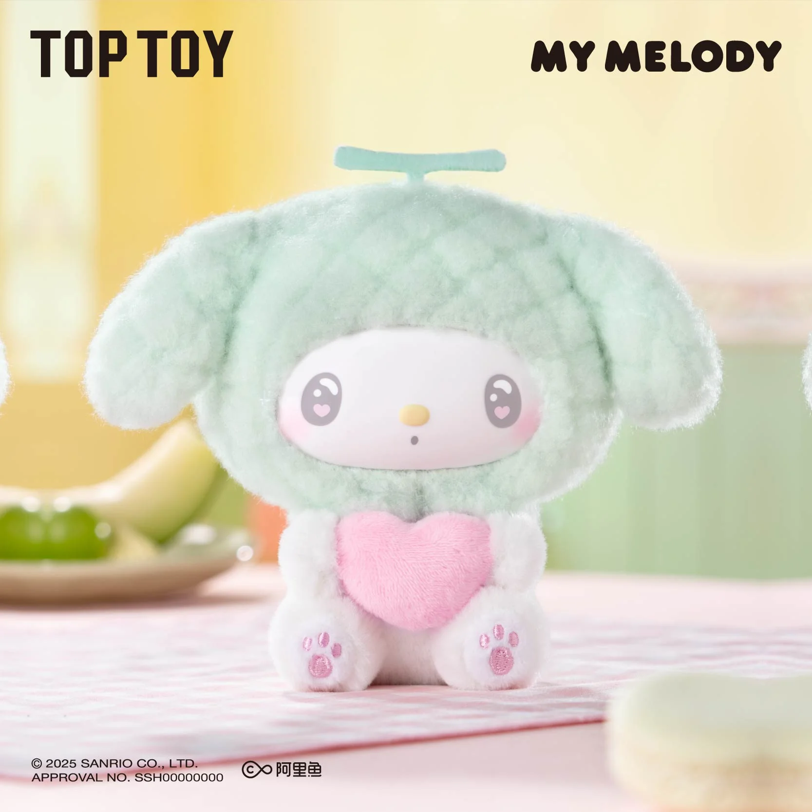 TOP TOY My Melody 50th Anniversary Milk Candy Series Plush Keychains Gift Blind Box - Image 7