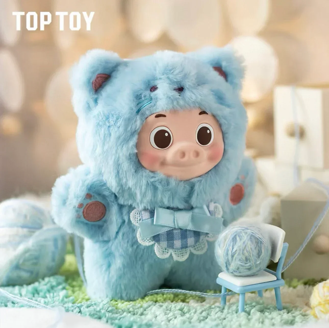 GG Bond Characters Piggy Meow Plush Doll Blind Box - Image 3