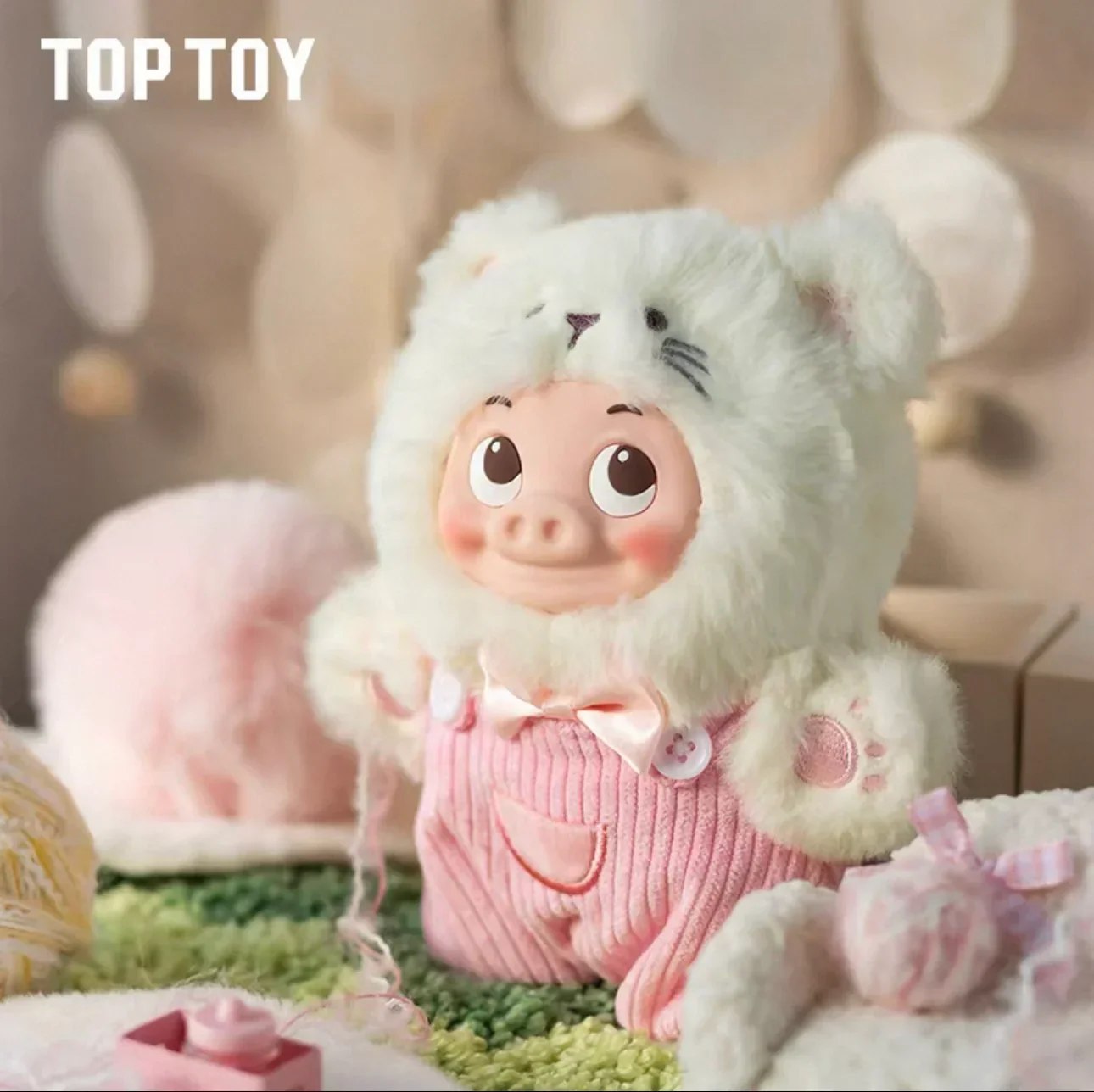 GG Bond Characters Piggy Meow Plush Doll Blind Box - Image 4