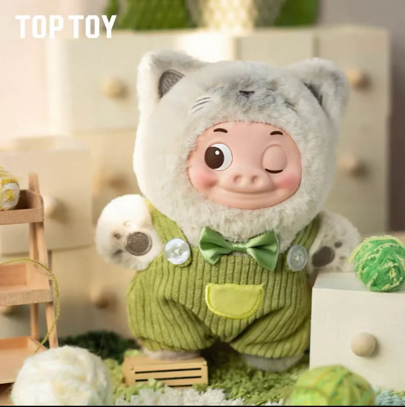 GG Bond Characters Piggy Meow Plush Doll Blind Box - Image 5