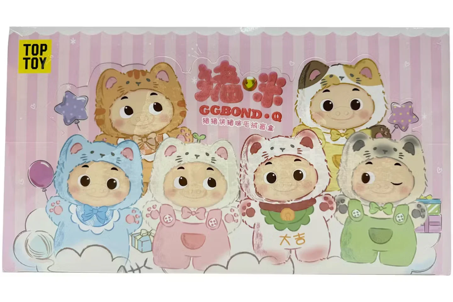 GG Bond Characters Piggy Meow Plush Doll Blind Box - Image 7