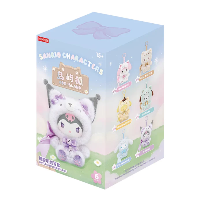 MINISO × Sanrio Fox Island Plush Blind Box