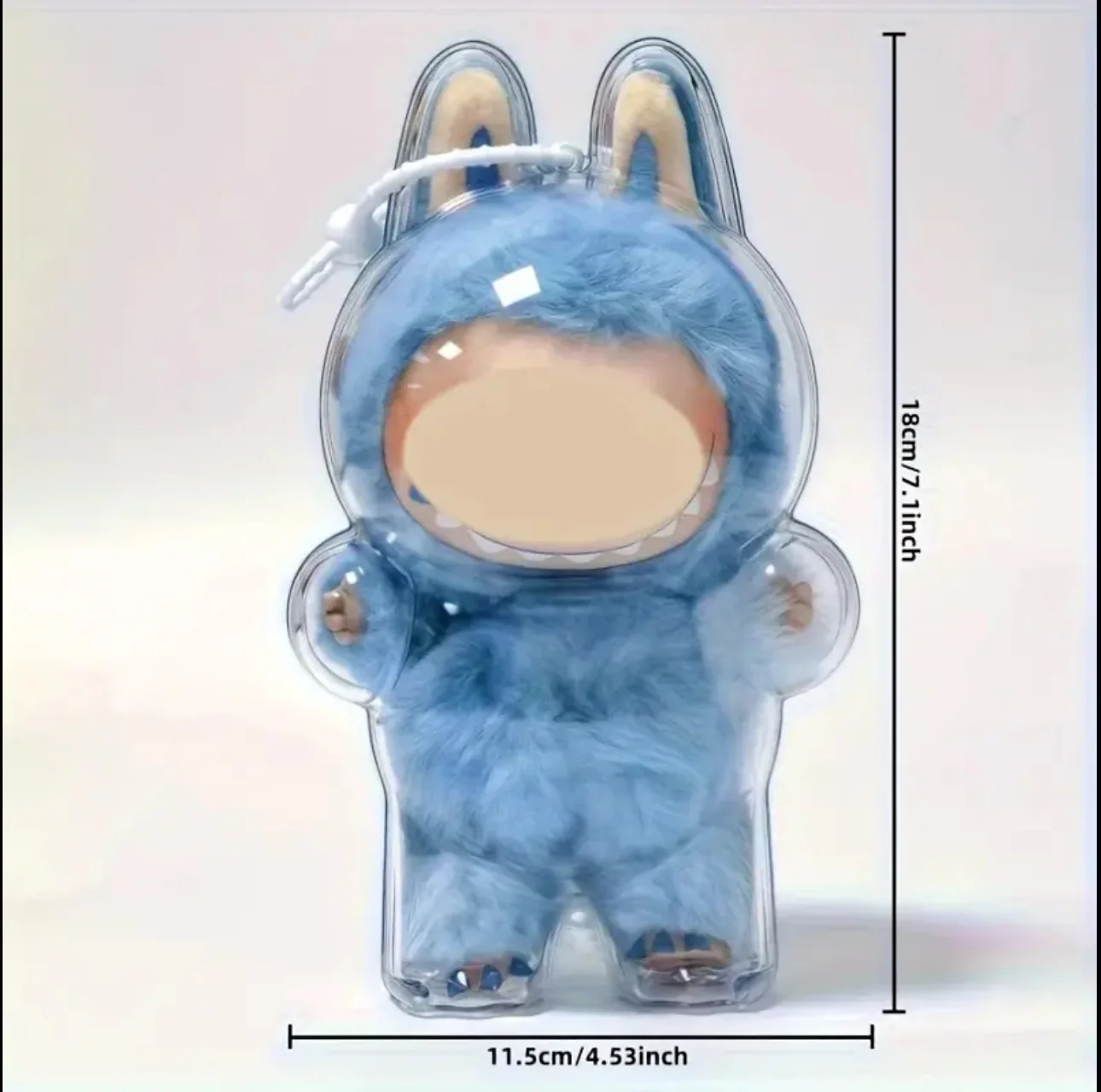 Clear protective case for Big Into Energy Plush Pendant - Image 3