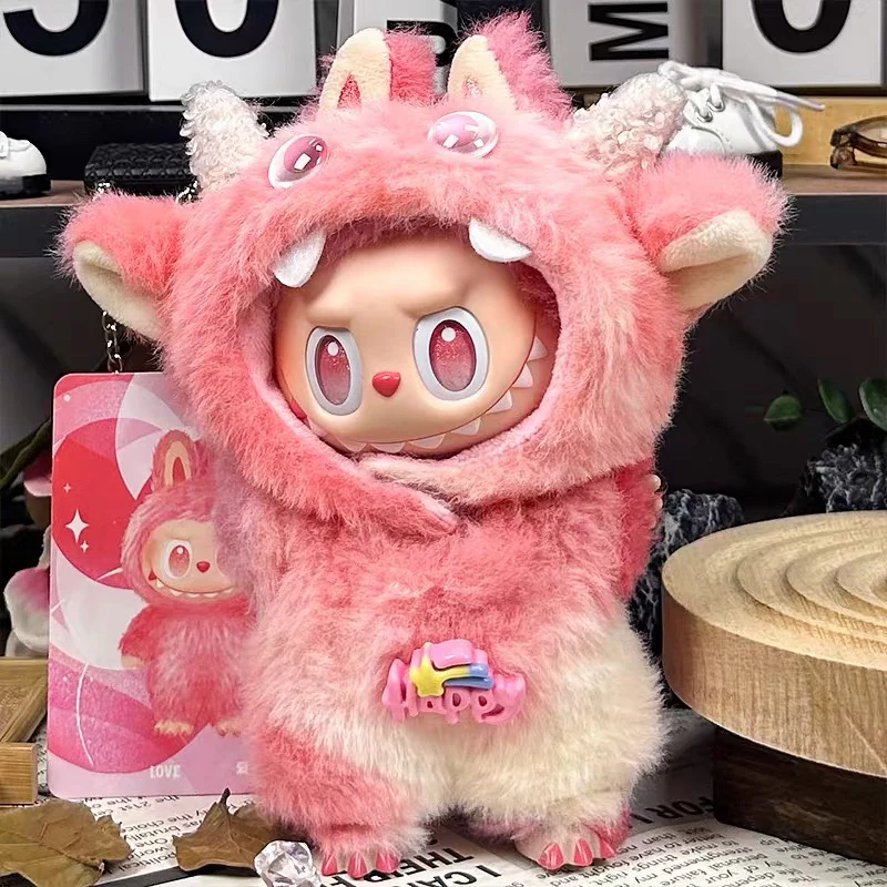 Doll Clothes/Outfit for Labubu Have a seat/Macaron/Big into energy - Image 4