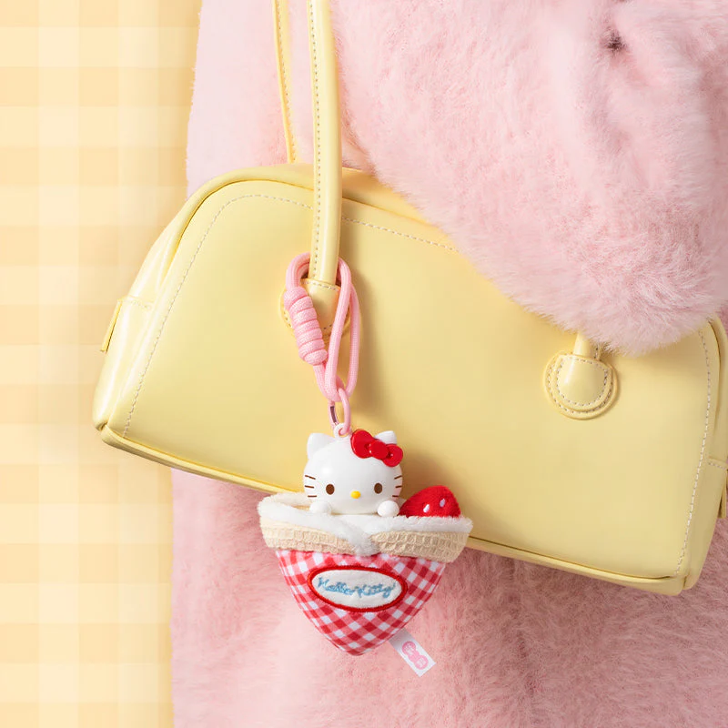 Hello Kitty Afternoon Tea-Themed Plush Keychain Aromatherapy Pendant Blind Box - Image 5