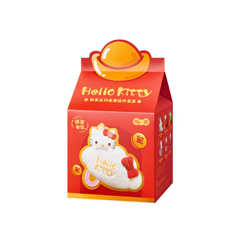 Hello Kitty Spring Festival Series Aromatherapy Plush Keychain Blind Box Gift