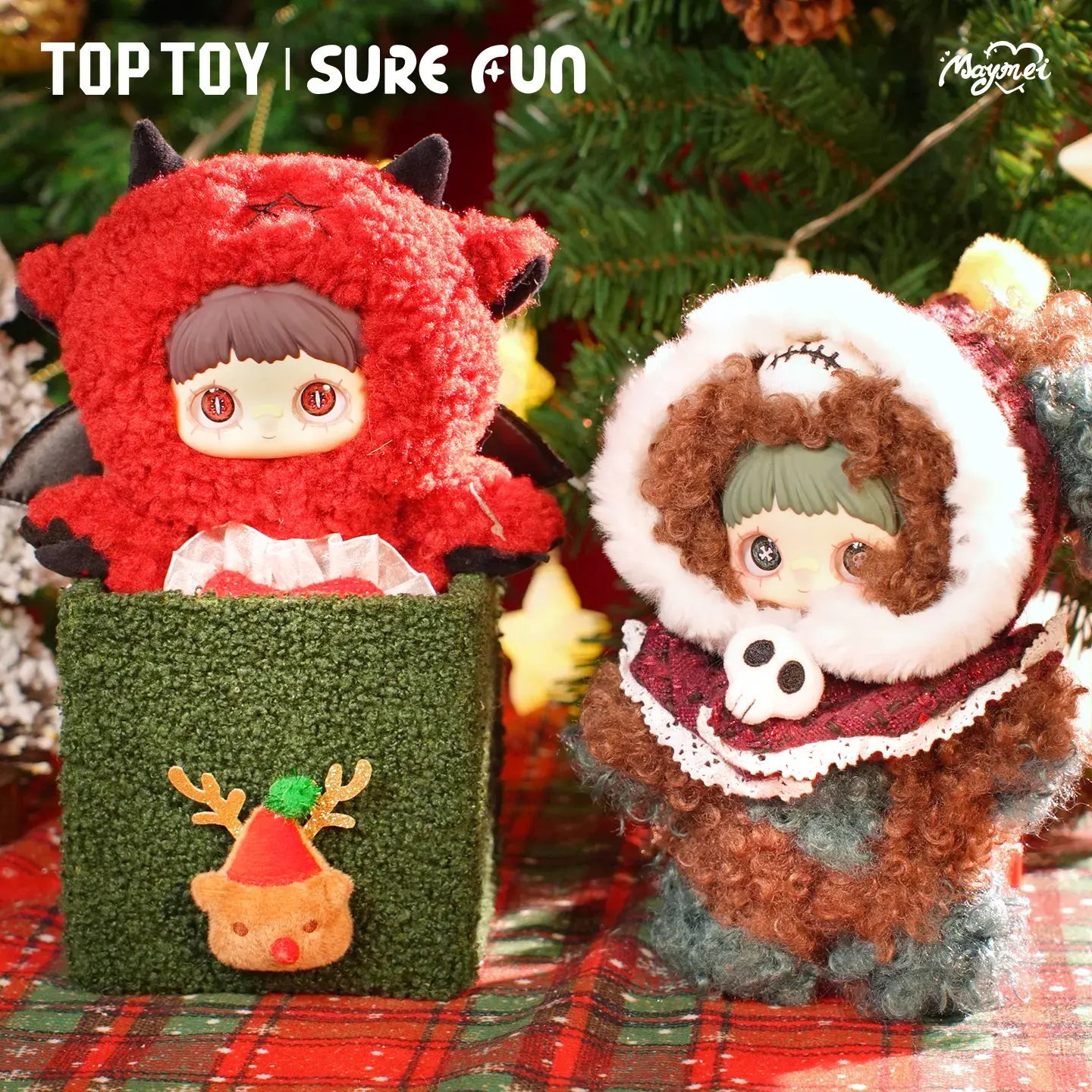 MayMei Winter Weirdness Series Keychain Plush Blind Box - Image 3