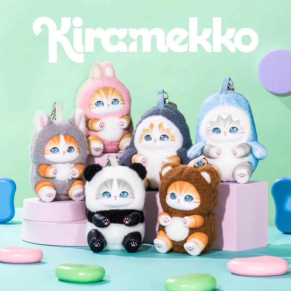 Mofusand Kiramekko Fluffy Kitten Blind Box