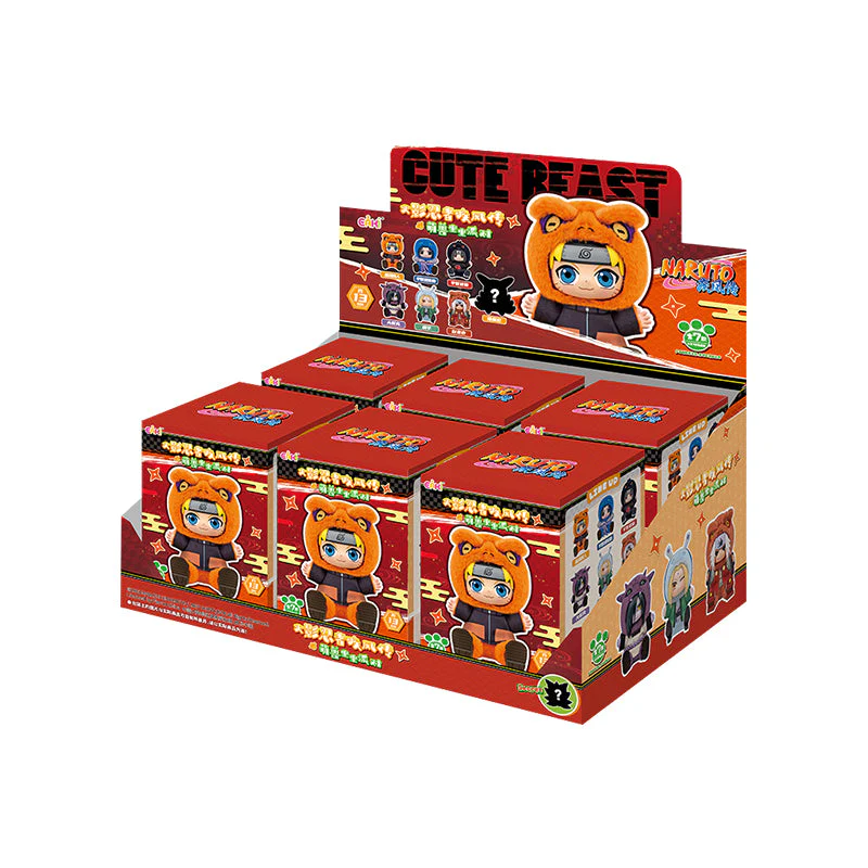 NARUTO Shippuden Cute Beast Party Series Keychain Plush Blind Box - Image 9