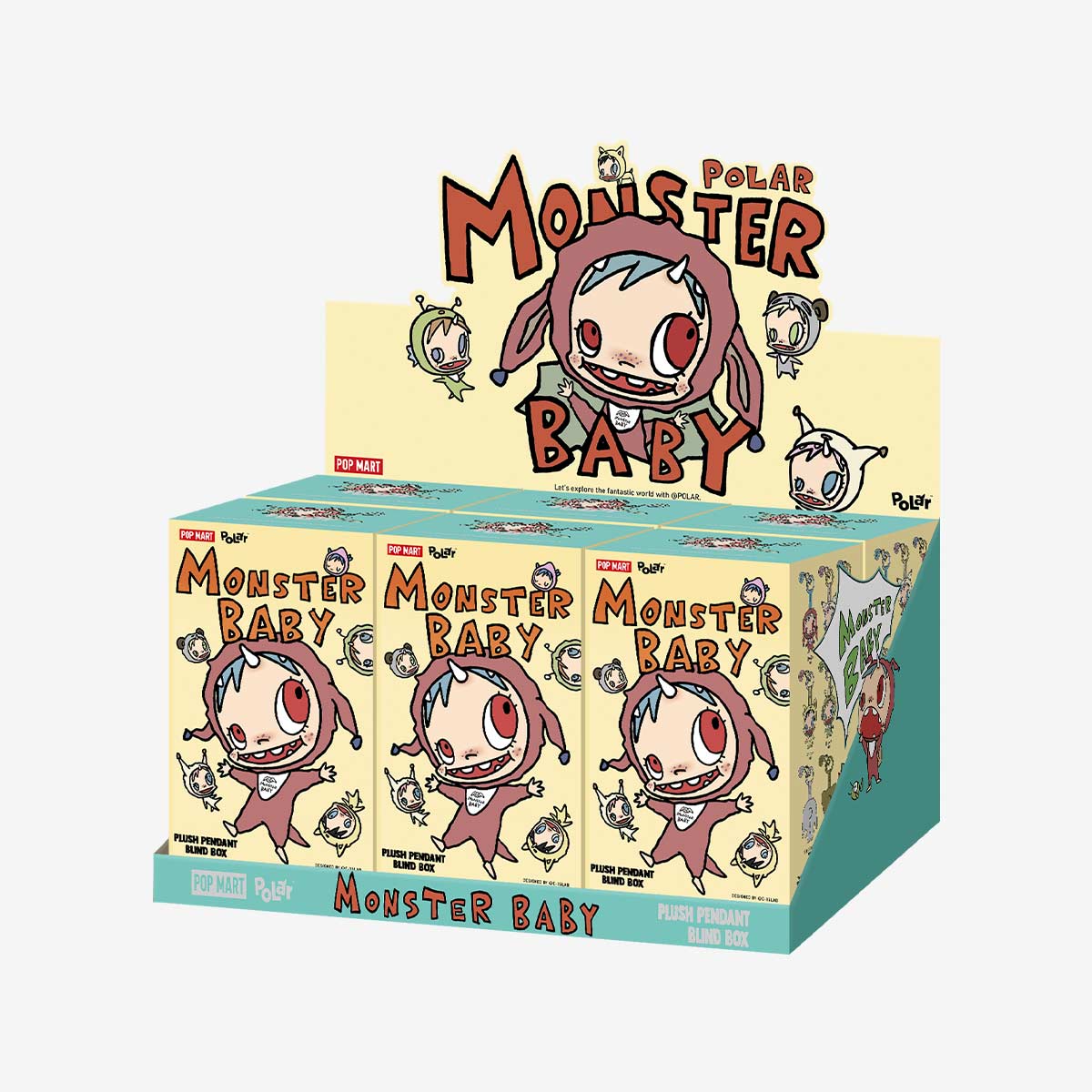 POLAR-Monster Baby Collection Series Plush Pendant Ver.1 - Image 9