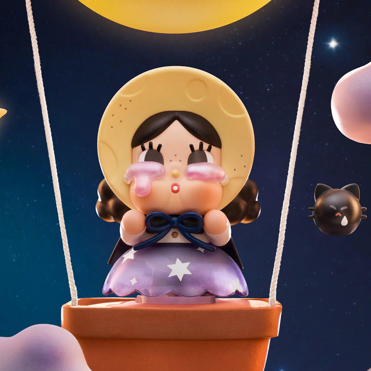 POP MART CRYBABY Crying to the Moon Series Collectible Blind Box Figures - Image 3