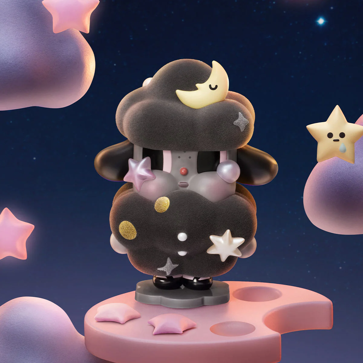 POP MART CRYBABY Crying to the Moon Series Collectible Blind Box Figures - Image 4