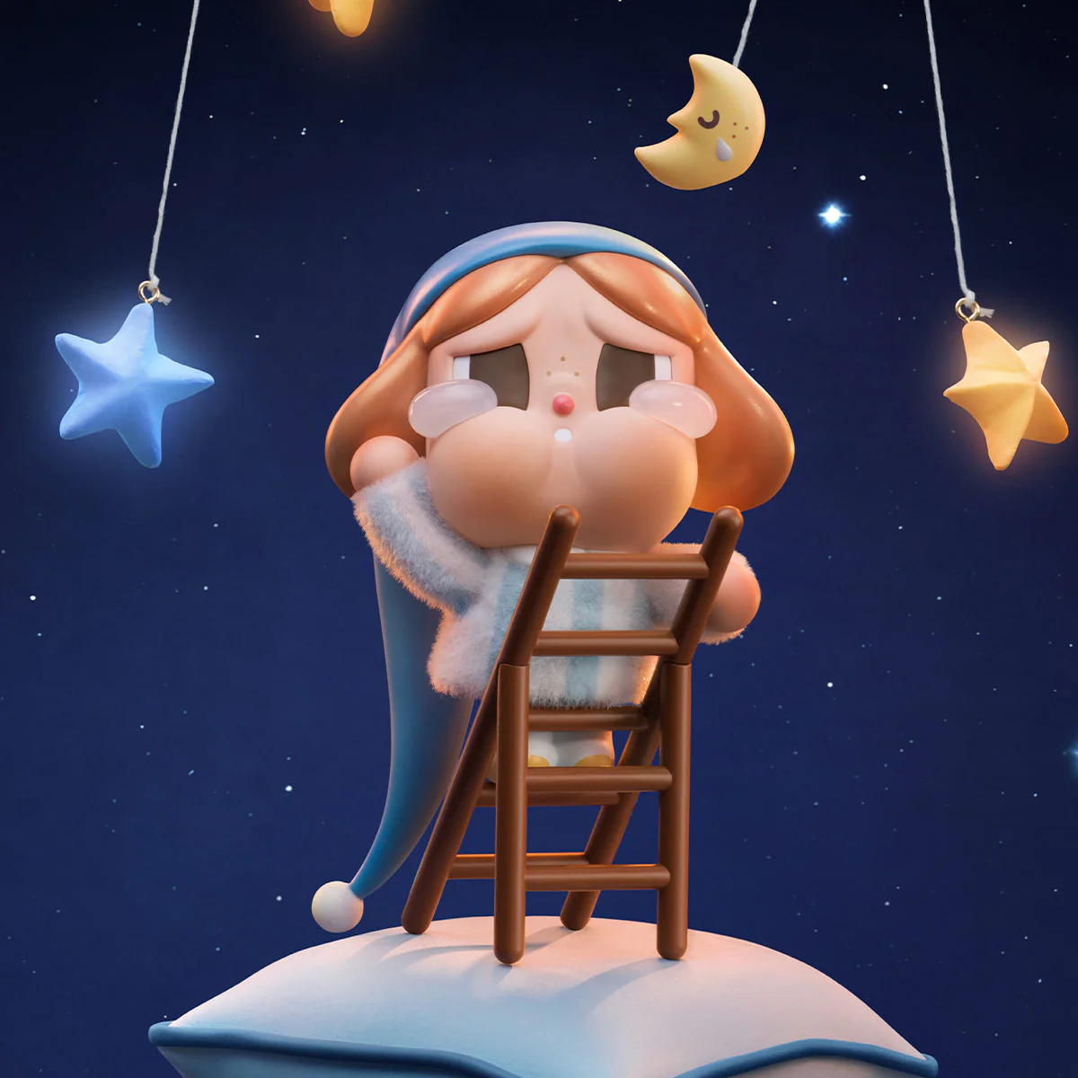 POP MART CRYBABY Crying to the Moon Series Collectible Blind Box Figures - Image 6