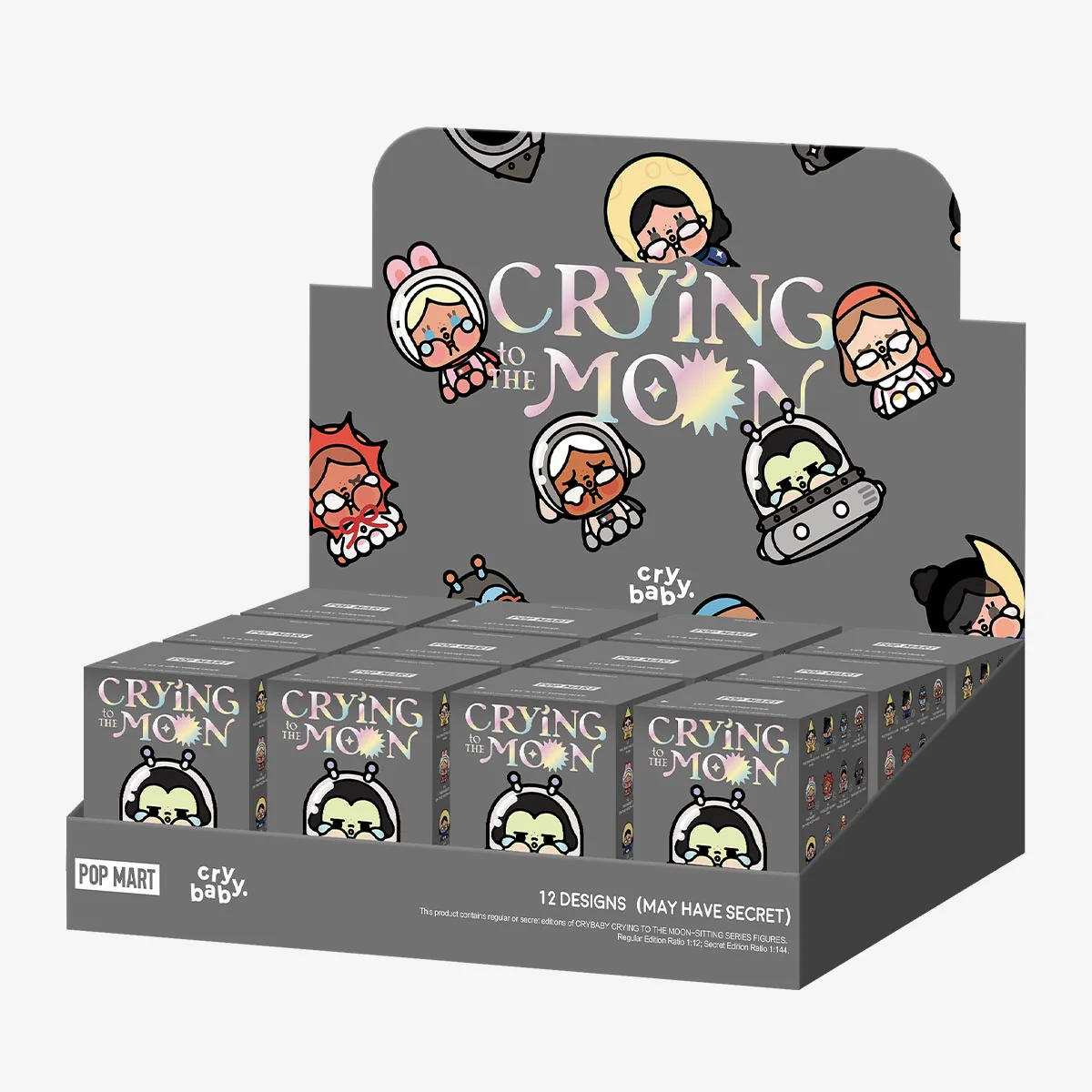 POP MART CRYBABY Crying to the Moon Sitting Series Blind Box Figure - Image 10