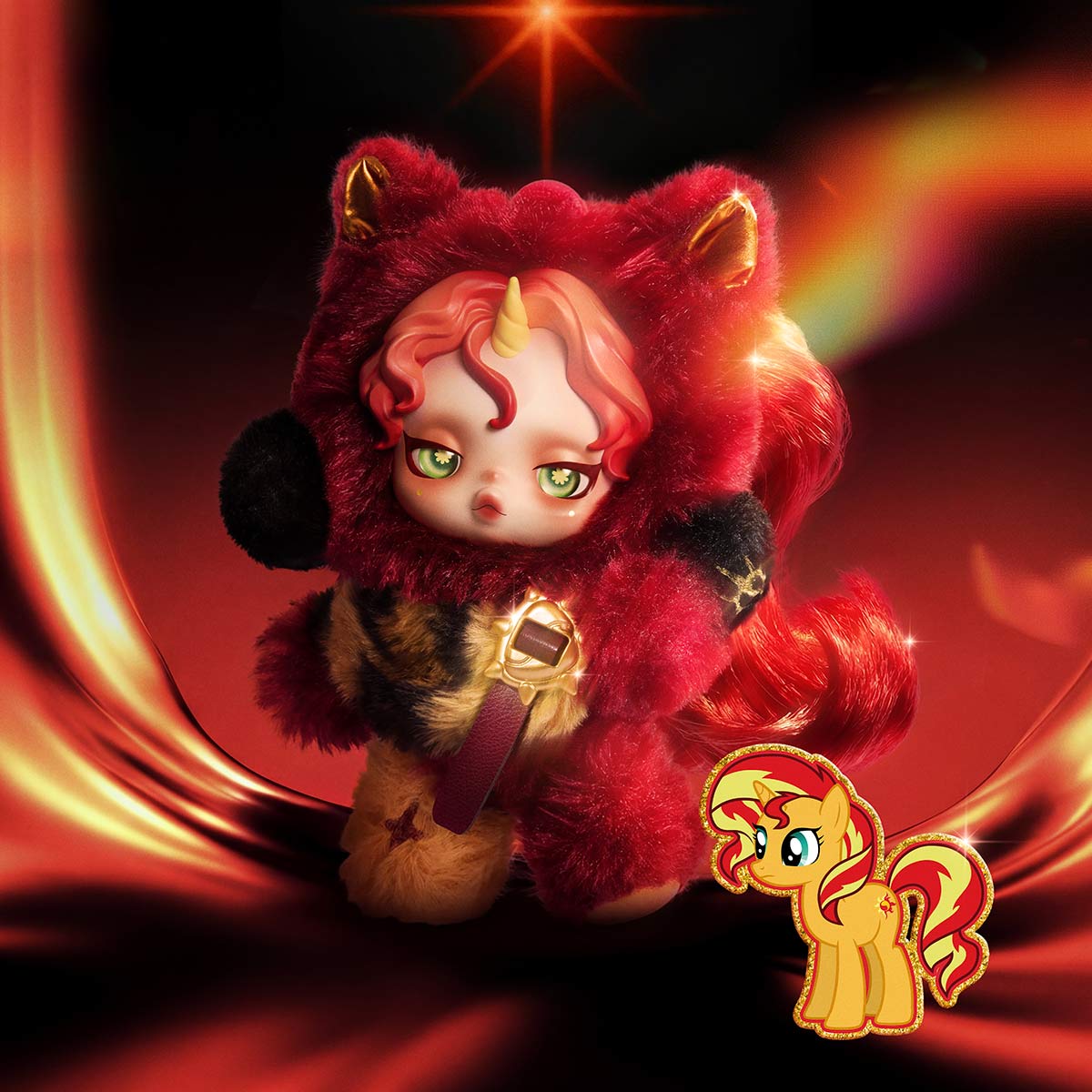 SKULLPANDA × My Little Pony Series Plush Doll Pendant - Image 5