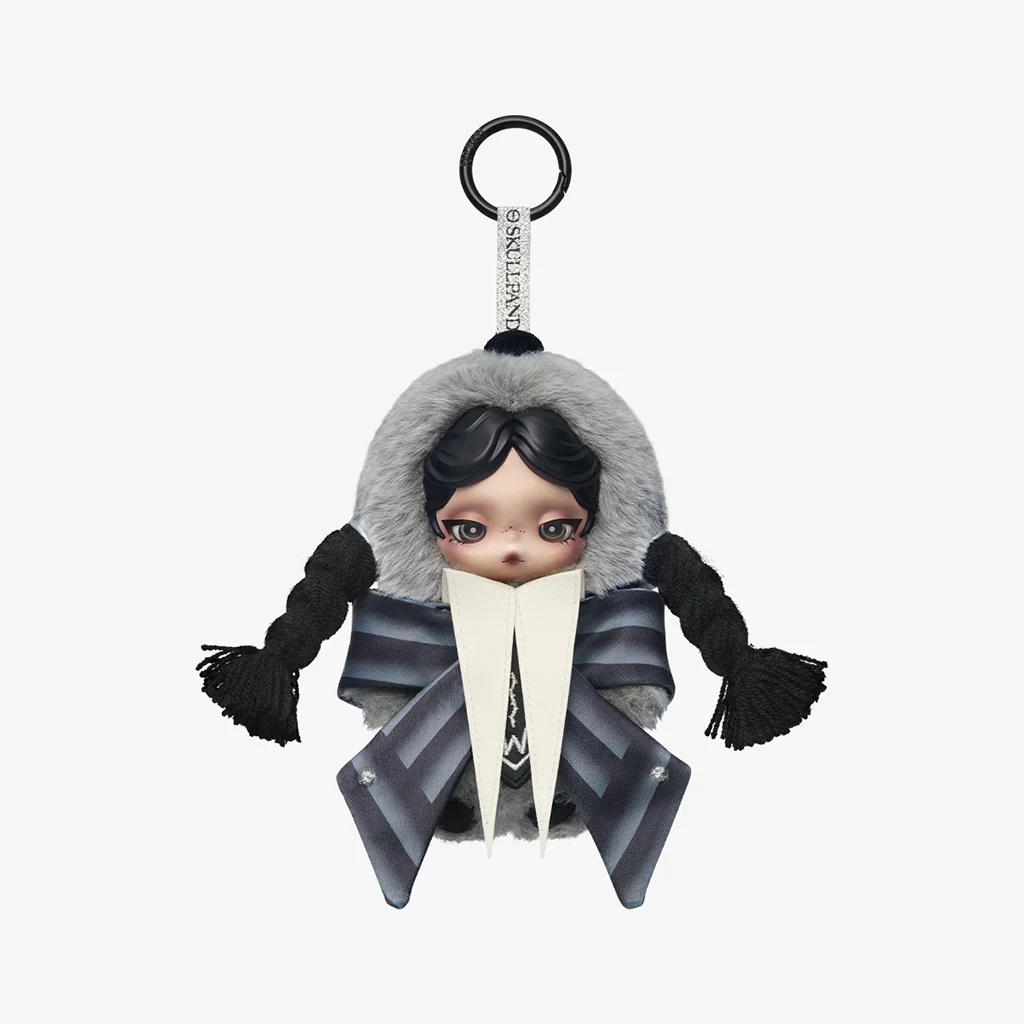 SKULLPANDA × Wednesday Plush (Nevermore Academy Uniform Version)