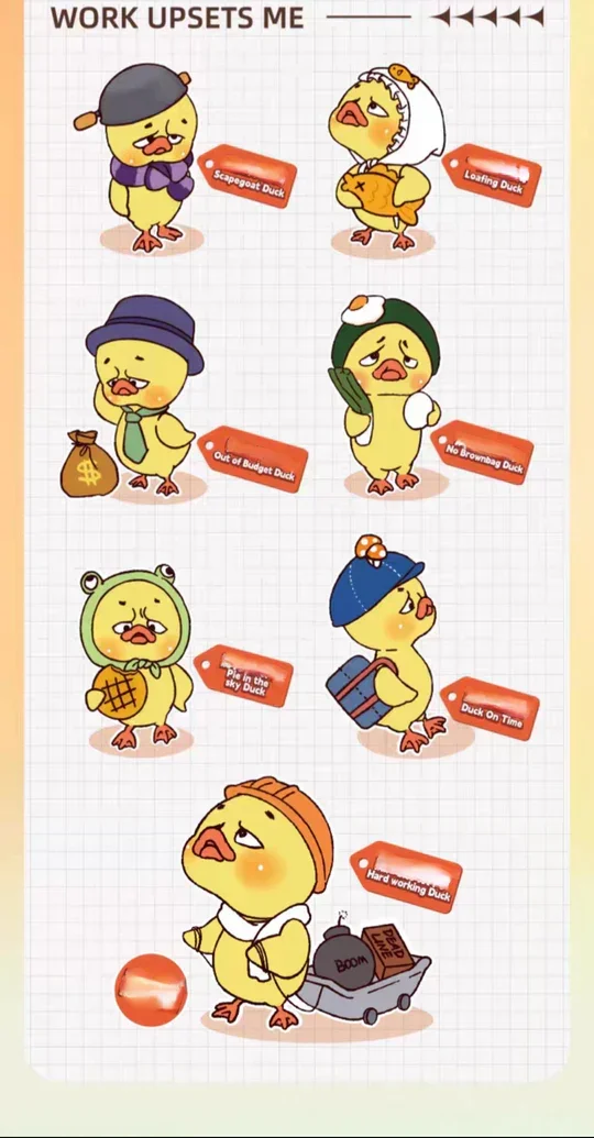 UPSETDUCK V1 Work Upsets Me Series Plush Blind Box - Image 9