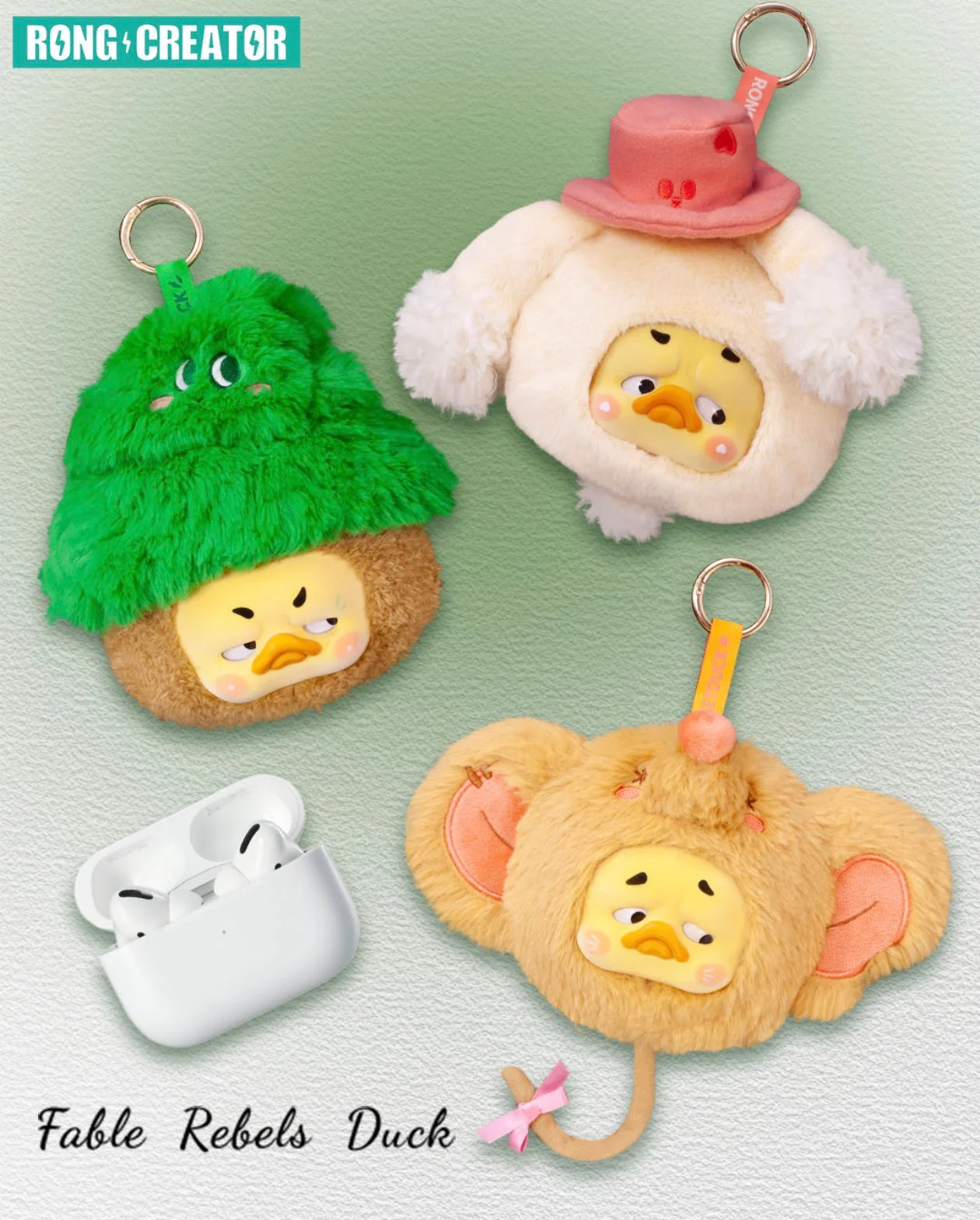UPSETDUCK – Fable Rebels Duck Plush Earphone Blind Box - Image 3