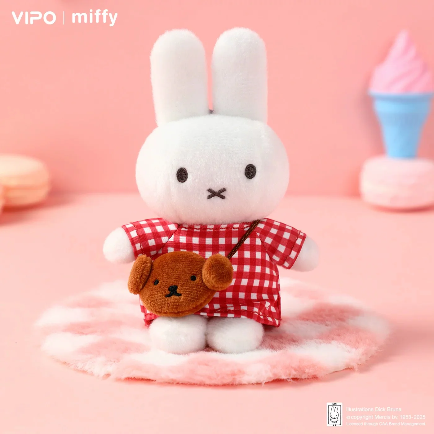 Vipo x Miffy Mini Bag Series Plush Keychain - Image 6