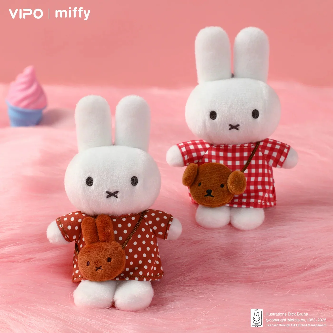 Vipo x Miffy Mini Bag Series Plush Keychain - Image 7